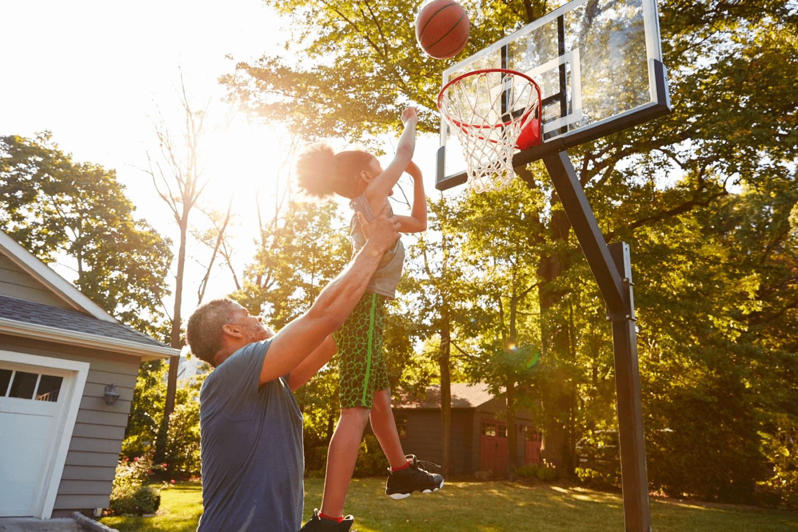 Silverback hoops are designed to bring arena-style basketball quality