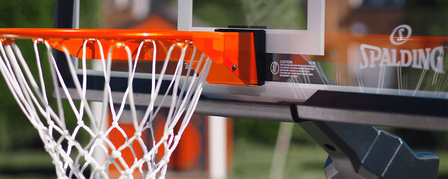 Spalding hoops have a sturdy design and dependability