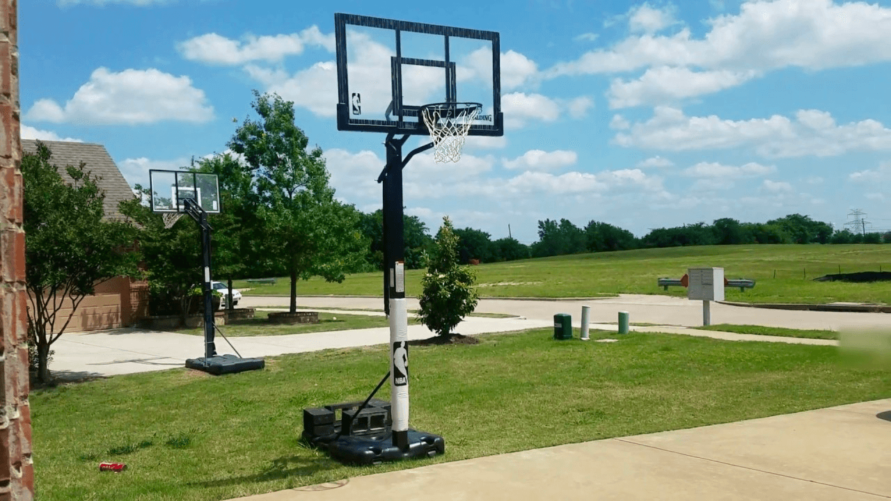 Spalding hoops can be adjusted and are available in several styles