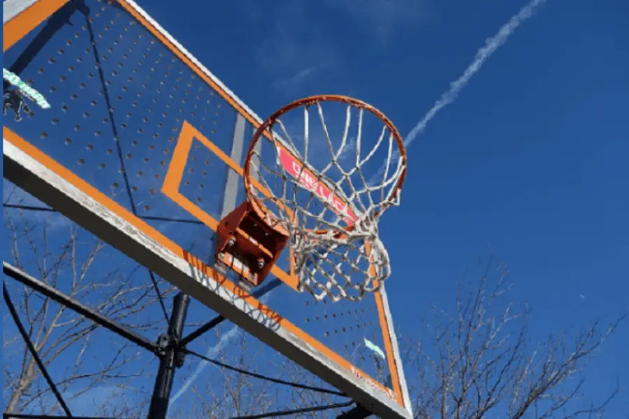 Acrylic is a budget-friendly basketball backboard material